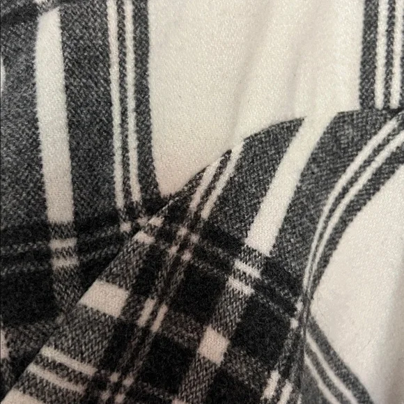 Eloquii Black and White Plaid A-Line Skirt - Picture 2 of 3